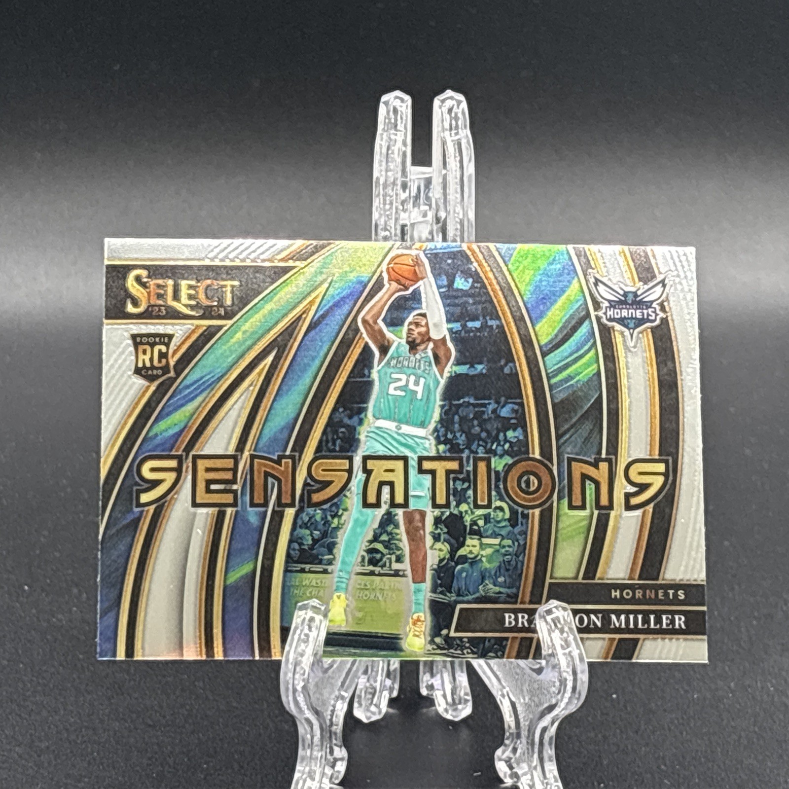 2023-24 Select Sensations Brandon Miller Rookie Card A00219