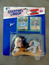 WADE BOGGS / DON MATTINGLY 1989 KENNER STARTING LINE-UP  ONE-ON-ONE  FIGURE