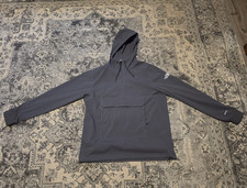 The North Face Mens Gray Hooded Windwall Wind...