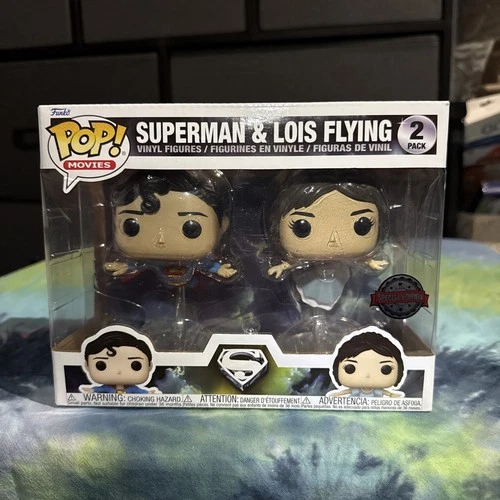 Funko Pop Movies Superman & Lois Flying 2 Pack - Special Edition (B220) VAULTED