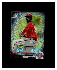 2017 Bowman Chrome Mini Prospects Black Shimmer Refractor Franklyn Kilome /100