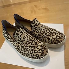 Rothys Womens Knit Leopard Animal Print Slip-...