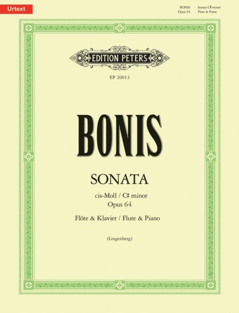 Sonata For Flute & Piano In C Sharp Mino