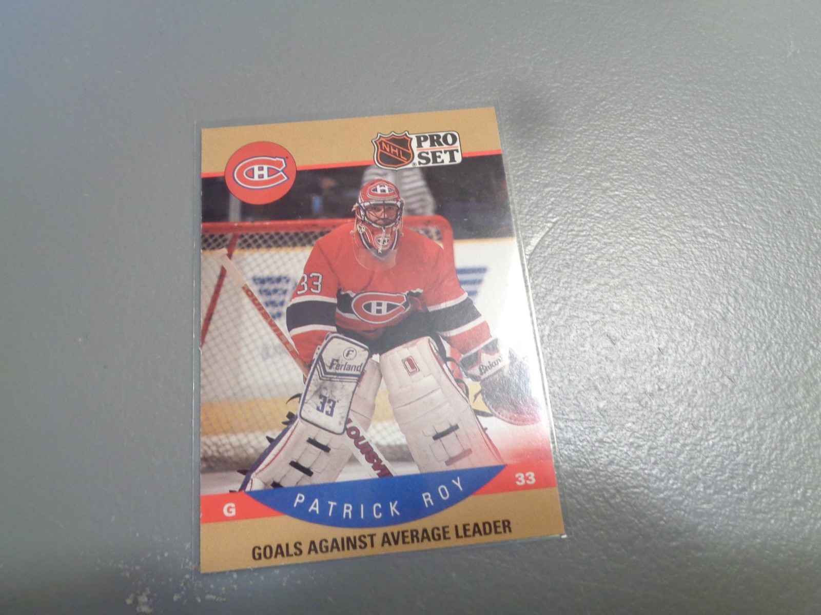 1990-91 Pro Set Hockey Card Patrick Roy Montreal Canadiens #399
