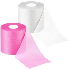 2 Rolls Prewrap Athletic Tape Foam Underwrap Tape Sports Foam Underwrap Bandage