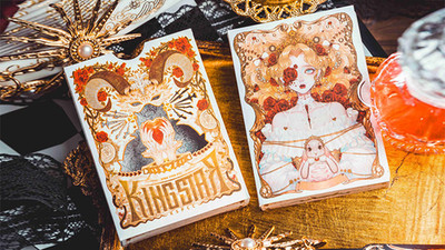 Silence V3 (White) Playing Cards Gothic Poker Spielkarten weiß