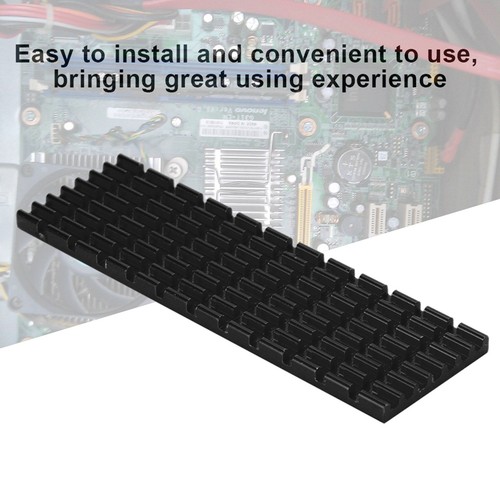 .›(Black)143 SSD Heat Sink PCIE M.2 SSD 2280 Aluminum Alloy Heat Sink Cooler - Afbeelding 2 van 22