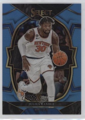 2022-23 Panini Select Concourse Light Blue Prizm 134/299 Julius Randle #40 n0c