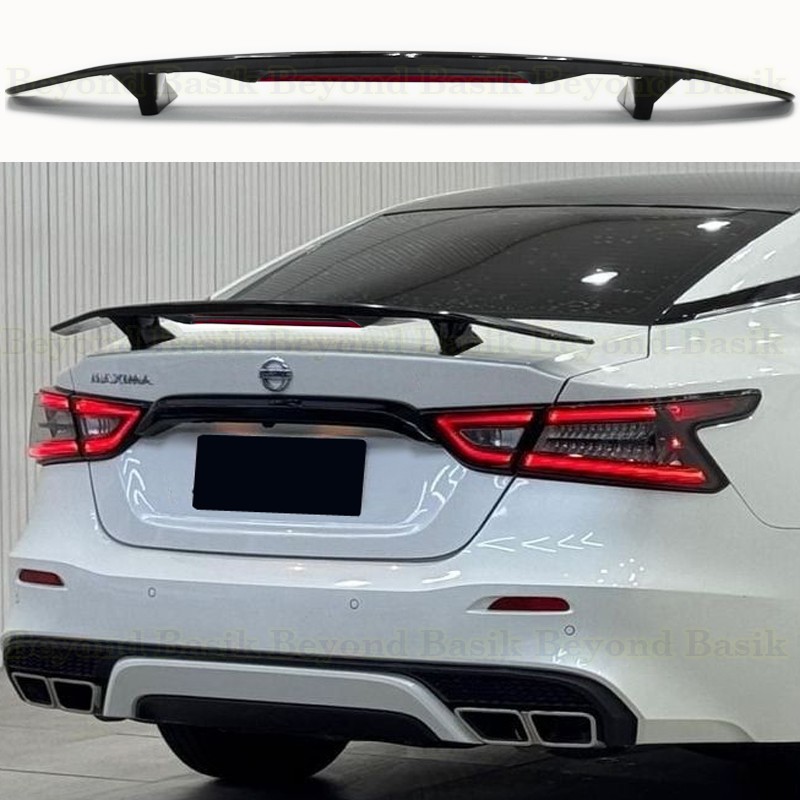 For 2016-2023 Nissan Maxima Spoiler Wing w/LED 3rd Third Brake
