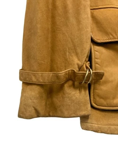 Schott NYC 327 gamuza chaqueta de bombardero marrón 42