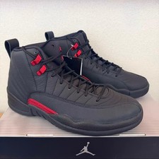 Jordan 12 Retro Bloodline CT8013  003 Men  s Black Varsity Red Basketball Sneakers