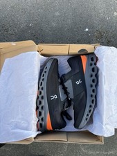 On Cloudstratus 3 Running Trainers UK 10 Eclipse Flame Black Orange BNIB