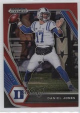 2021 Panini Prizm Draft Picks Red Prizm 100/299 Daniel Jones #24 0ud4