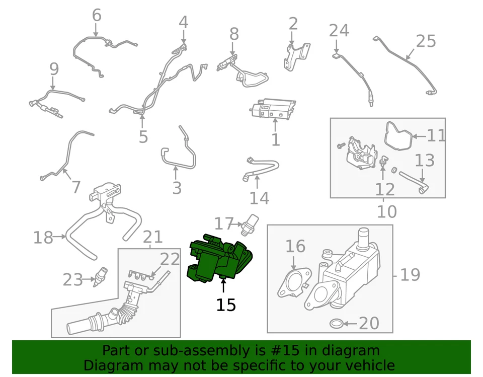 Genuine Ford 2020-2024 Ford - Egr Valve LX6Z-9D475-A - Image 2 of 4