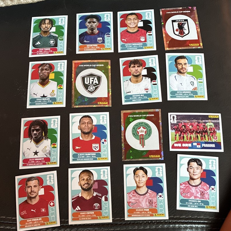 Panini FIFA World Cup 2026 Soccer Trading Cards Lot (18) We Are Panama +