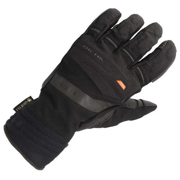 Richa Flex 2 Goretex Black Urban Touring Waterproof Motorcycle Gloves L