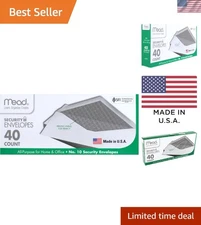 Mead #10 Envelopes, Letter Size, 4-1/8" x 9-1/2", (4-1/8 x 9-1/2), White Open...