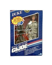Gi Joe Duke Signed Hall of Fame 12" Action Figure Michael Bell Voice Actor JSA