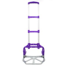 170lb Luggage Cart Folding Dolly Push Truck Hand Collapsible Trolley Bungee Cord