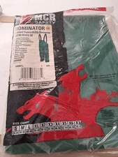 MCR Safety 388BFL Chemical Rain Dominator .42mm Poly/PVC Pants Green Large New
