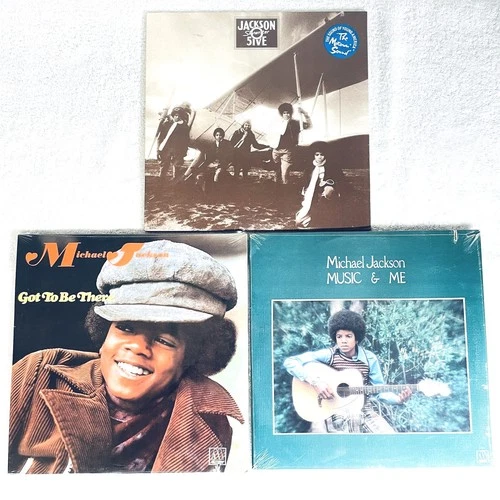 (3) SEALED LP's - Michael Jackson "Got To Be There", "Music & Me", "Skywriter"