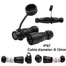 Aviation Socket & Plug SA20-2/3/4/5/7/8/9/12/15 Pin IP67 Waterproof Connectors