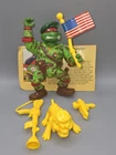 1991 Teenage Mutant Ninja Turtles GREEN BERET RALPH Complete Vtg TMNT