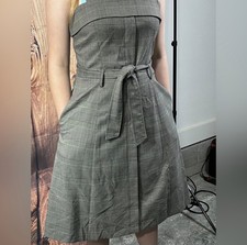 Gianna Bini Plaid Dress Kpop Korean Summer T-shirt Style Fashion Pleated