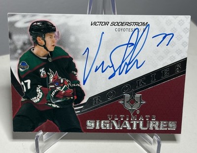2020-21 Upper Deck Ultimate Collection Victor Soderstrom Ultimate Signatures