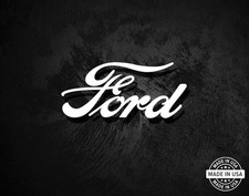 Ford Logo Decal Vinyl Die Cut Window Sticker 100 Made In Usa