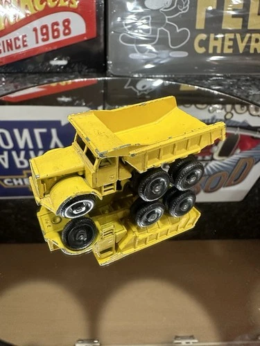 Vintage Matchbox Dump Truck Yellow No 6 Lesney England
