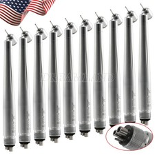 1-10 pcs Dental 45 Degree Surgical High Speed Handpiece Push Button 2/4Hole