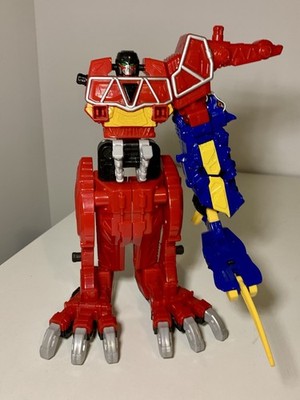 Power Rangers Dino Charge Megazord Action Figure T-Rex & Tricera Zord Bandai