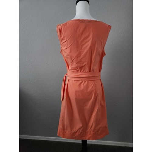 Diane Von Furstenberg Della Wrap Ruched Peach Dress ASO Eva Longoria Sz 10 DVF - Picture 3 of 14