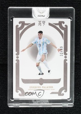2022 FansMall Cosmos Argentina Silver 32/49 Exequiel Palacios #14 1m1a