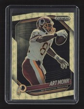 2025 Panini Prizm Black #147 Art Monk Prizms Gold Vinyl FOTL #/5