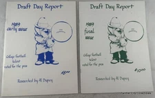 Al Dupuy Guides Draft NFL Football 1989 Troy Aikman Deion Sanders Barry Sanders