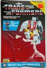 Vintage G1 Aerialbot Air Raid Transformers back of box information card