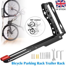 Heavy Duty Swivel Bike Rack Wall Mount with 180° Rotation Space-Saving Bike Rack