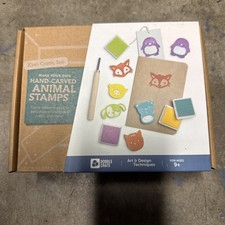 Kiwi Doodle Crate: Make Your Own Hand Carved Stamps ANIMAL STAMPS NEW