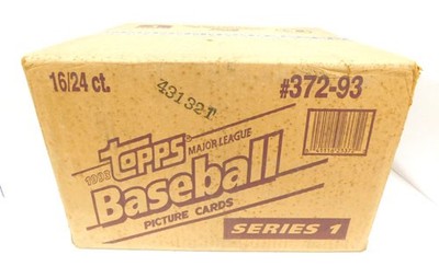 1993 Topps Baseball Series 1 Cello Case (10-Boxes) Derek Jeter