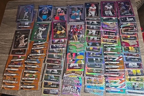 2024 Topps Chrome & Prizm Football Parallel Lot (90+) Numbered, RC, HOF! No Base - Picture 1 of 19