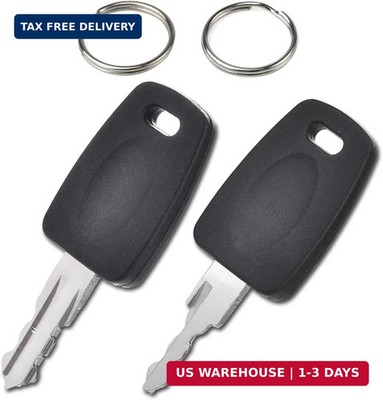 TSA Key 002 007Universal Lock Key Master Suitcase with 2Pcs Rings for Forgotten