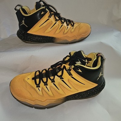 Nike Air Jordan Mens 12 Chris Paul CP3.ix Yellow Dragon Sneakers