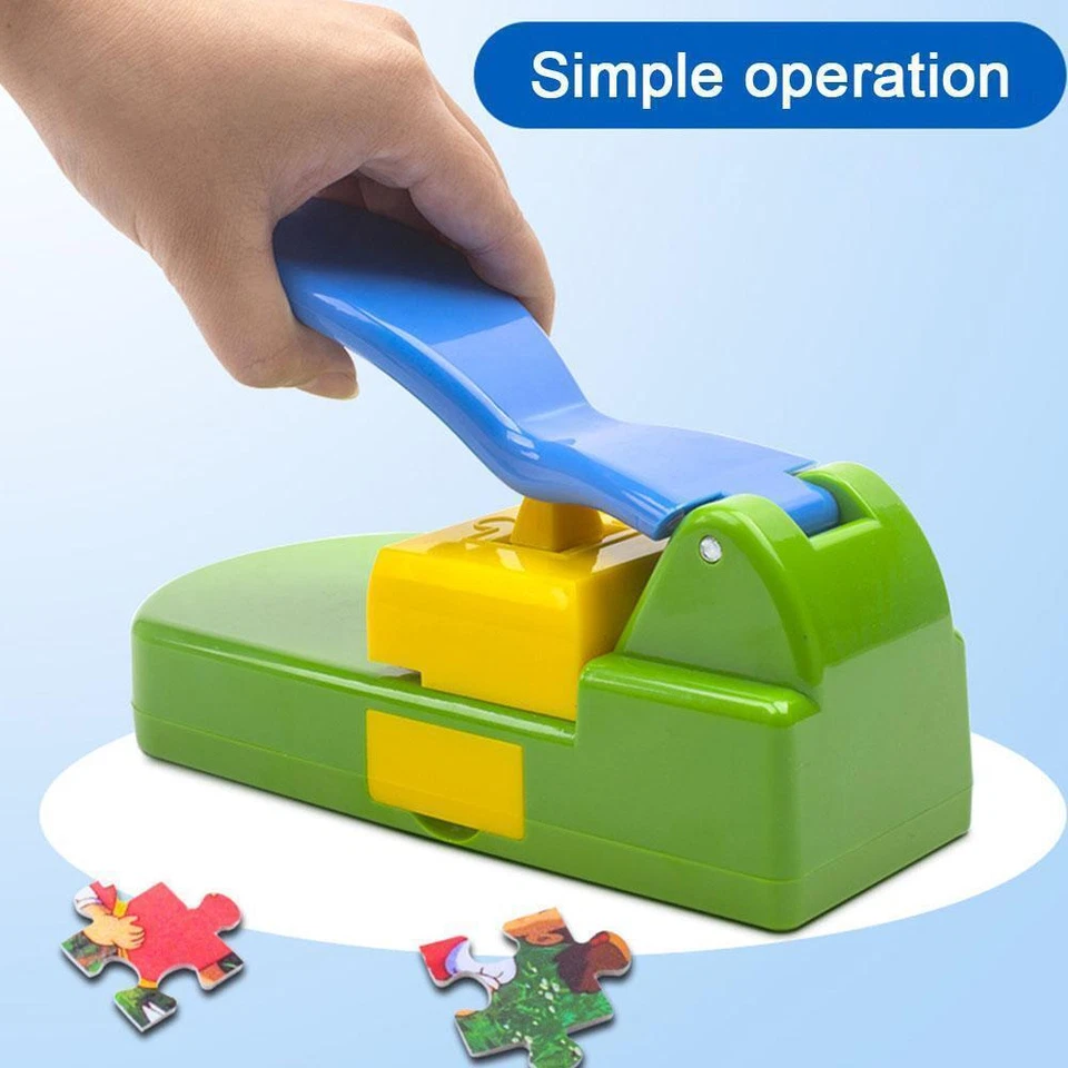 Red/Green Puzzle Maker Jigsaw Puzzle Making Machine Tool✨. Scrapbooking M8J W3D3 - Image 4 of 4