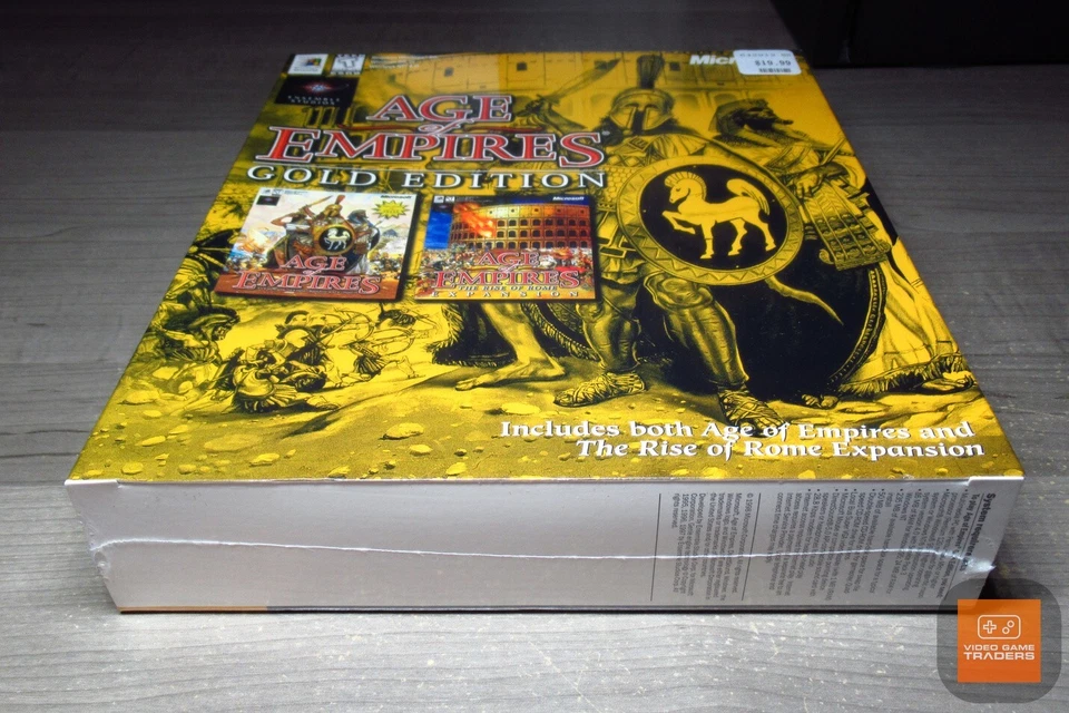 Age of Empires: Gold Edition BIG BOX PC 2000 FACTORY SEALED! - RARE! - Image 2 of 4