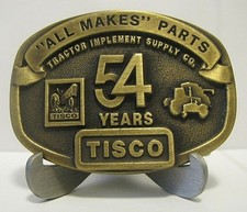 Tractor Implement Supply Company TISCO 54 Year Belt Buckle Ltd Ed 1991 Series 2