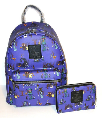 Loungefly Nightmare Before Christmas Wallet & Mini Backpack Loungefly Nightmare Before Christmas Scary Teddy Mini  main image 4