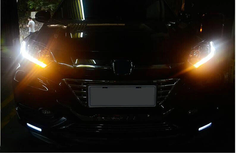 Led Headlight Assembly DRL Projector Light 2pcs For Honda HR-V Vezel 2015-2018 Foto 4 de 4