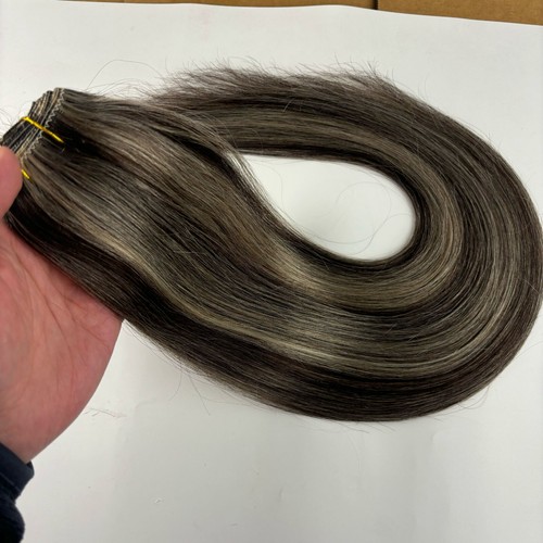 Double Weave Sew in Weft Hair Extensions Remy Brazilian Human Hair Straight100gr - Picture 103 of 126